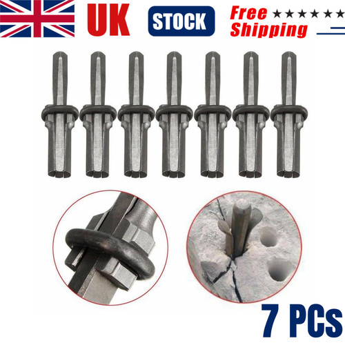 7set rock stone splitting - rock,
