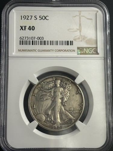 1927 walking liberty - 1927-s, half