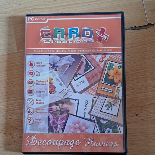 Card creations plus decoupage - card,
