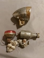 Vintage Miller Dynamo With Two Lights Front Rear To Restore Spares Repairs 