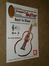 DROPPED D GUIDE ACOUSTIC GUITAR WITH CD - BACH TO BLUES - Marshall - PB MEL BAY 