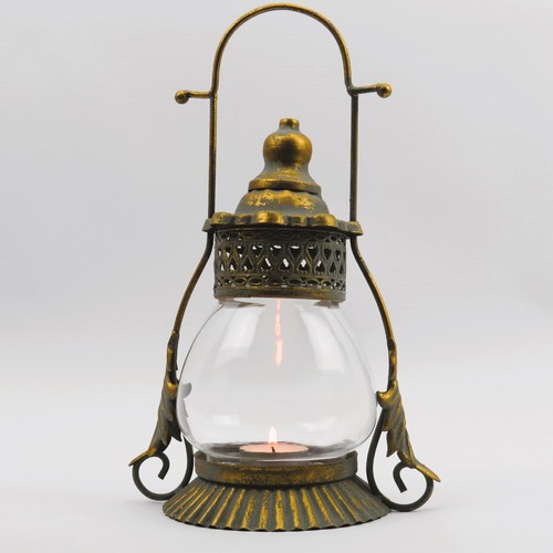 Vintage look distressed gold