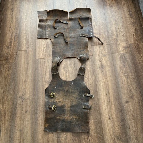Vintage heavy leather farrier - heavy,