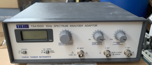 Tti tsa1000 spectrum analyzer - tti,