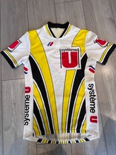 Vintage 1987 Systeme U Campagnolo Team Cycling Jersey Shirt Eroica