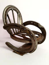 Folk Art Horseshoe Chair