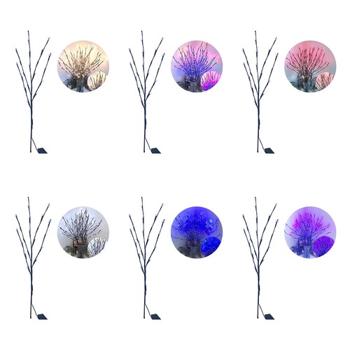 Led purple twig - twig, lights
