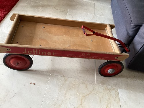 Wooden kids trolley vintage - kids,