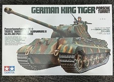 TAMIYA 35169 King Tiger Tank Porsche Turret 1:35 Military Model Kit