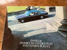 DAIMLER DOUBLE-SIX VANDEN PLAS & 4.2 - 1975 UK sales brochure