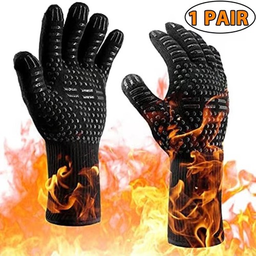 1pair bbq gloves oven mitts - 1pair,