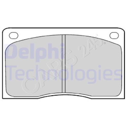 Disc brake pad - set, fits