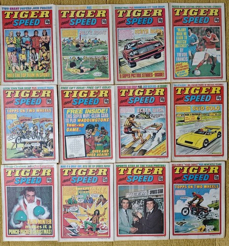 Tiger comics bundle - job, lot