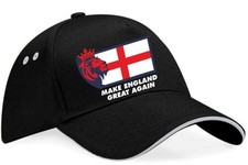 Baseball Cap Make England Great St George Cross Lion Head Patriot English Pride