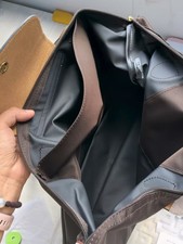 Ebony Brown Tote Bag Nylon