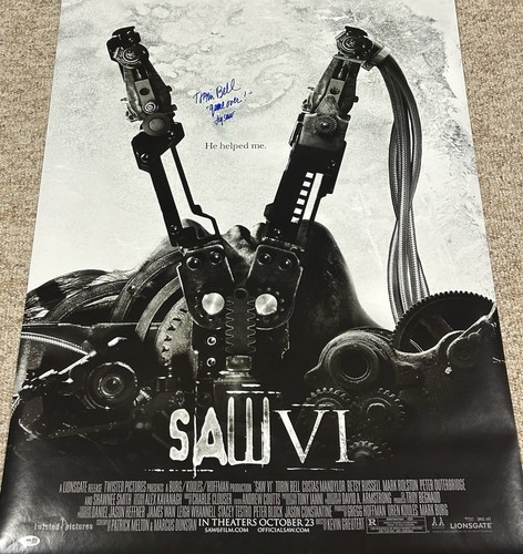 Tobin bell jigsaw autographed - jigsaw,