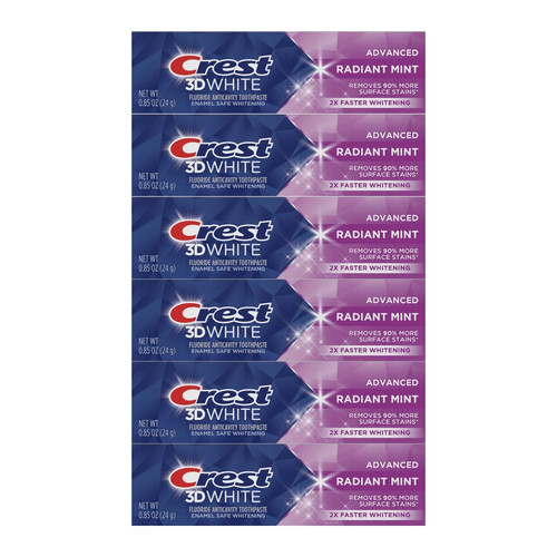 Crest white radiant mint - crest, 3d