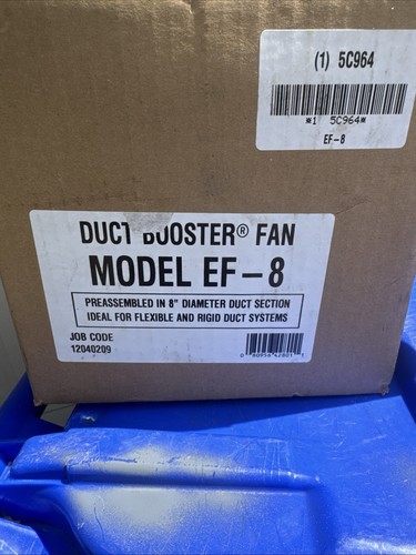 Duct booster fan model - model, 8