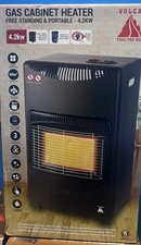 Gas Calor Cabinet heater Free standing & Portable 4.2KW Free Hose Pipe Regulator