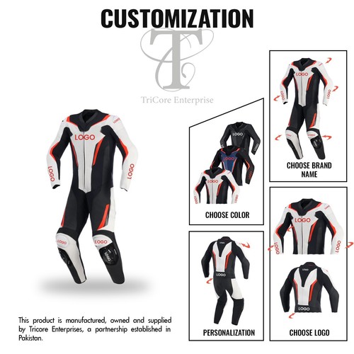Men leather motorcycle racing - leather,