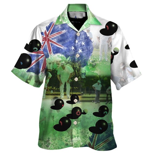 Aussie lawn bowls - lawn, hawaiian