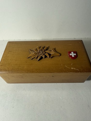 Vintage swiss thorens wooden - vintage,