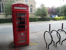 Photo 12x8 red telephone - red, k6