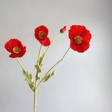 1pc Artificial Poppies Flower