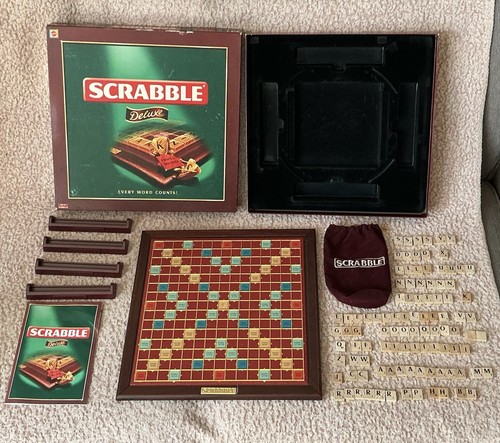 Scrabble deluxe edition board - scrabble,