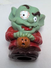 1980s Hunchbacked Halloween Hobgoblin Figure 2" Clutching his Pumpkin Bucket