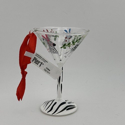 Painted glass cocktail - painted, 1