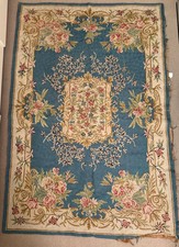 19TH - 18TH CENTURY ENGLISH CREWEL WALL HANGING