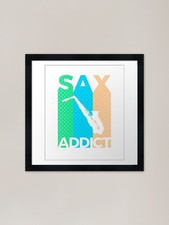 Sax Addict Funny Vintage
