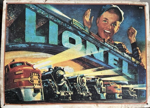 Lionel trains tin sign 1993 - lionel,