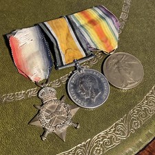 World War I Medal Trio -