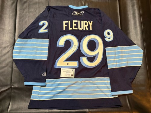 Marc andre fleury signed - fleury,