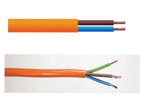 Orange core flex cable - 2, &