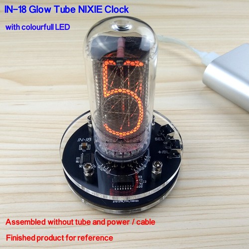 Vintage glow tube clock - glow,