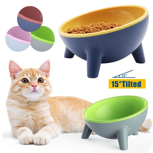 Raised tilted elevated bowl - raised,