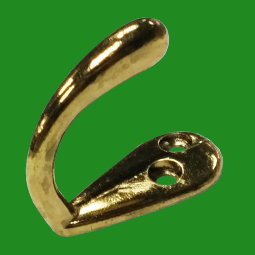 Brass plated coat hooks - plated,