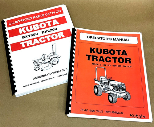 Parts operators manual set - parts,