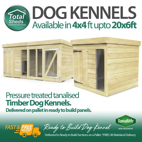 Dog kennel and run - and,