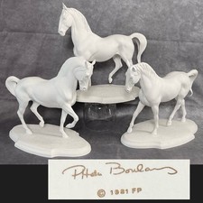 3 Vtg White Lipizzan Horse