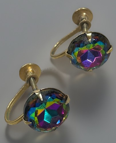 Vintage iris glass rainbow - iris,