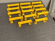Thomas Tomy Trackmaster yellow bridge risers supports 2 Track Double Width x14