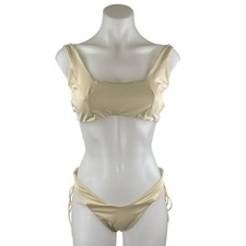 Oh Polly Beige Strappy Thong