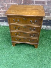 Vintage small mahogany chest - vintage,