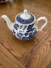 Royal Wessex Blue Willow Pattern Tea Pot
