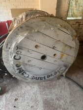 Extra Large Wooden Cable Drum For Repurposing To Table, Shop Display 