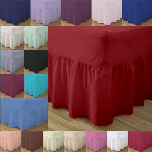 Valance fitted bed sheets - valance,